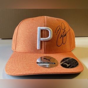 2023 Rocket Mortgage Classic Winner *Rickie Fowler Autographed Orange Pu…